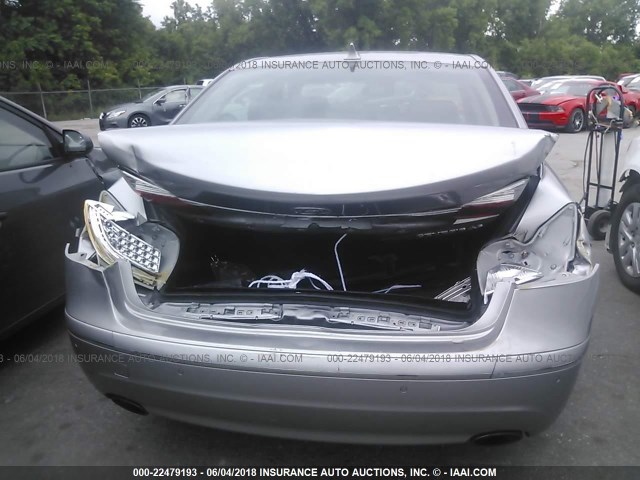 KMHGC46F49U045226 - 2009 HYUNDAI GENESIS 4.6L SILVER photo 6