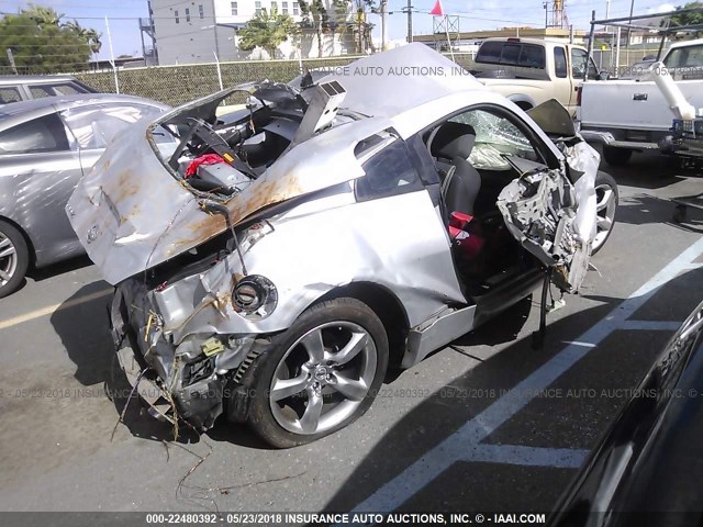 JN1BZ34D58M703601 - 2008 NISSAN 350Z COUPE SILVER photo 4