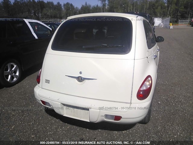 3A4FY58BX6T209838 - 2006 CHRYSLER PT CRUISER TOURING WHITE photo 4