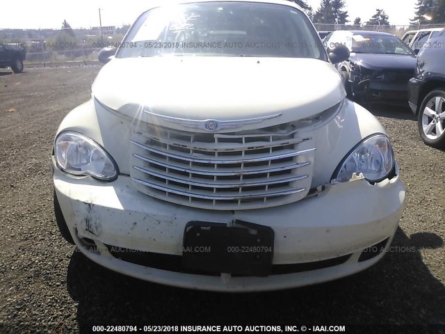 3A4FY58BX6T209838 - 2006 CHRYSLER PT CRUISER TOURING WHITE photo 6