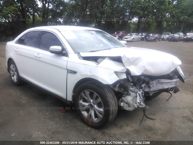 1FAHP2EW0AG162345 - 2010 FORD TAURUS SEL WHITE photo 1