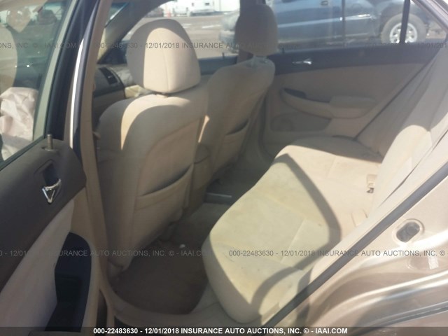 1HGCM56137A013622 - 2007 HONDA ACCORD VALUE GOLD photo 8