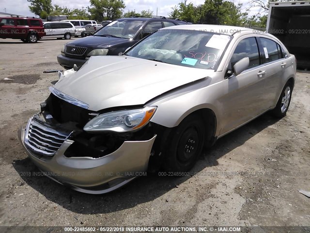 1C3CCBAB9EN167858 - 2014 CHRYSLER 200 LX TAN photo 2