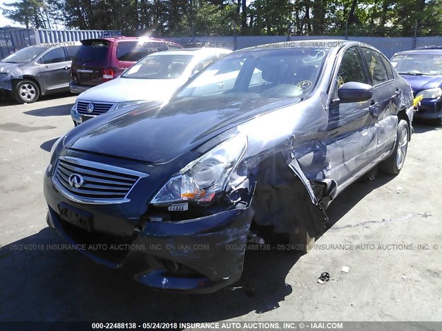 JN1CV6AR8CM972542 - 2012 INFINITI G37 GRAY photo 2