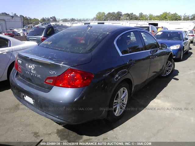 JN1CV6AR8CM972542 - 2012 INFINITI G37 GRAY photo 4