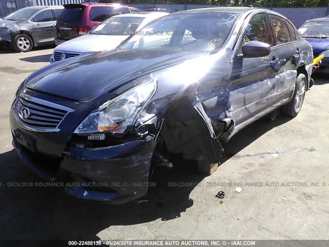 JN1CV6AR8CM972542 - 2012 INFINITI G37 GRAY photo 6