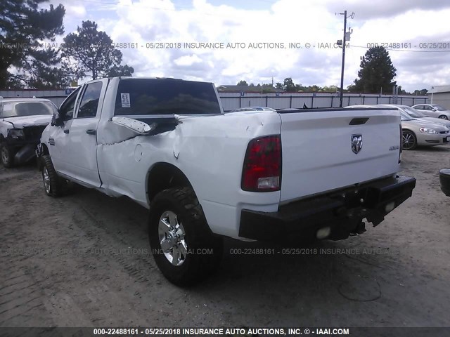 3C63R3GL6EG192829 - 2014 RAM 3500 ST WHITE photo 3