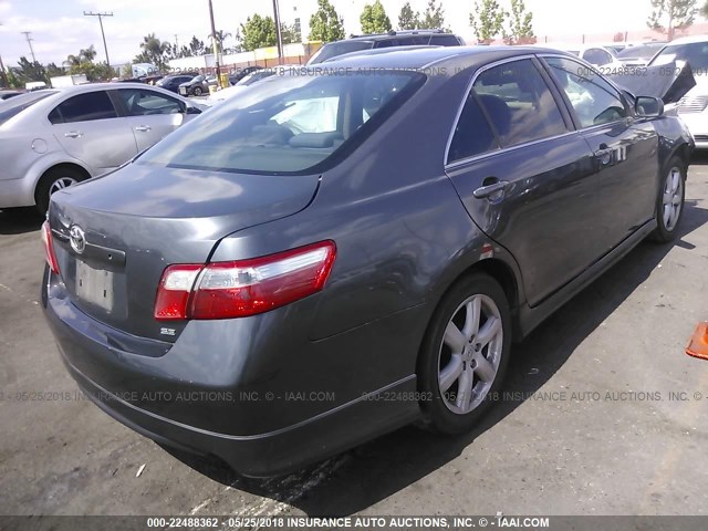 4T1BE46K47U542503 - 2007 TOYOTA CAMRY NEW GENERAT CE/LE/XLE/SE GRAY photo 4