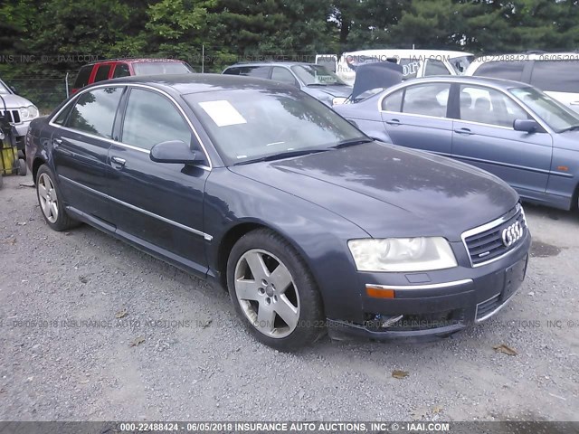 WAUML44E55N005160 - 2005 AUDI A8 L QUATTRO GRAY photo 1