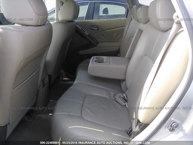 JN8AZ18U99W024948 - 2009 NISSAN MURANO S/SL Champagne photo 8