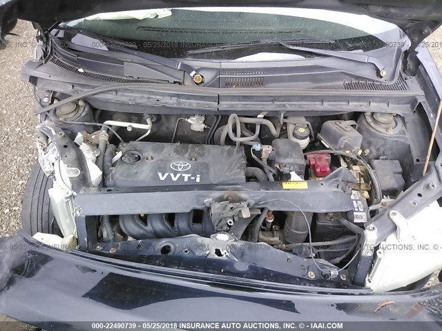 JTLKT324X50184148 - 2005 TOYOTA SCION XB Қара фото 10