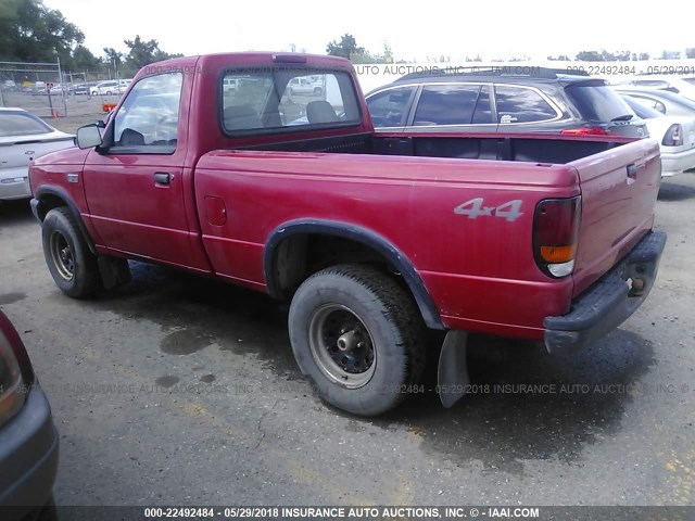 4F4CR13U3RTM42961 - 1994 MAZDA B3000 RED photo 3