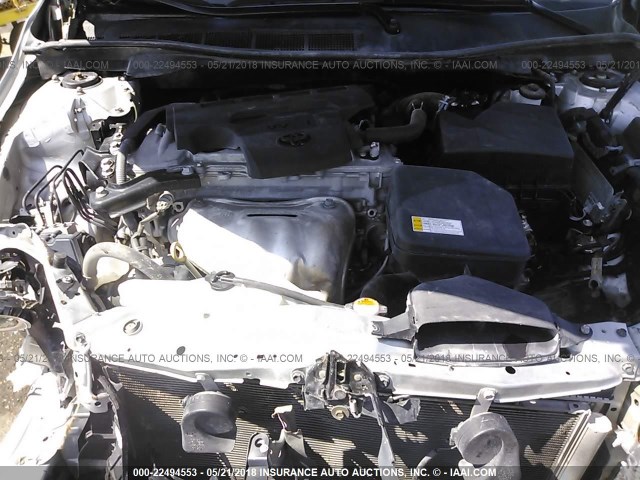 4T4BF1FK9GR538349 - 2016 TOYOTA CAMRY LE/XLE/SE/XSE GRAY photo 10