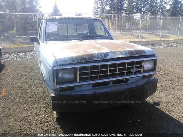 1FTCR11T2GUA17550 - 1986 FORD RANGER BLUE photo 1