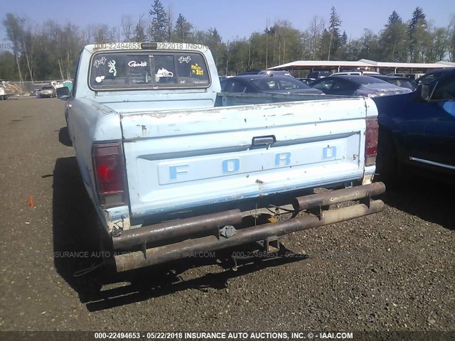 1FTCR11T2GUA17550 - 1986 FORD RANGER BLUE photo 3