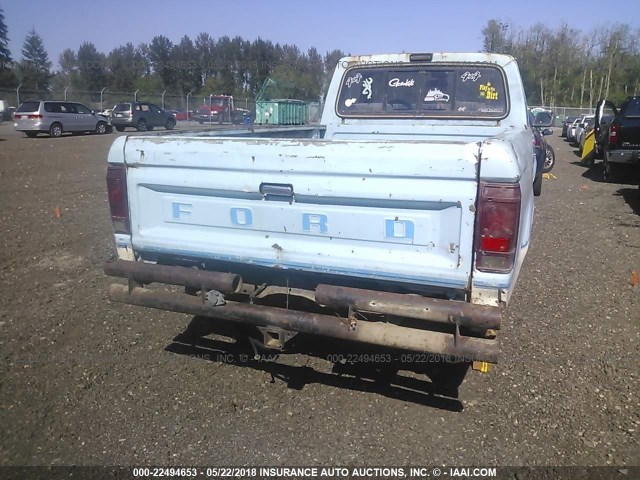 1FTCR11T2GUA17550 - 1986 FORD RANGER BLUE photo 4