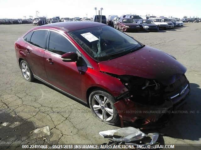 1FADP3F21DL213282 - 2013 FORD FOCUS SE RED photo 1