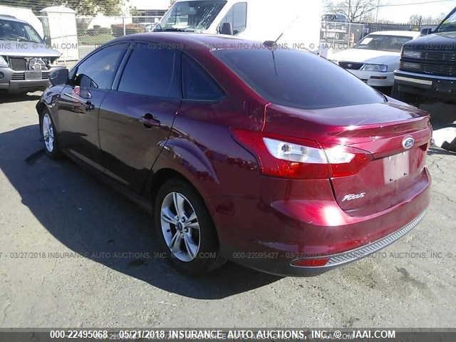 1FADP3F21DL213282 - 2013 FORD FOCUS SE RED photo 3