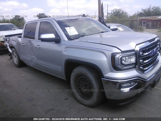 3GTP1NEC7JG131225 - 2018 GMC SIERRA C1500 SLT SILVER photo 1