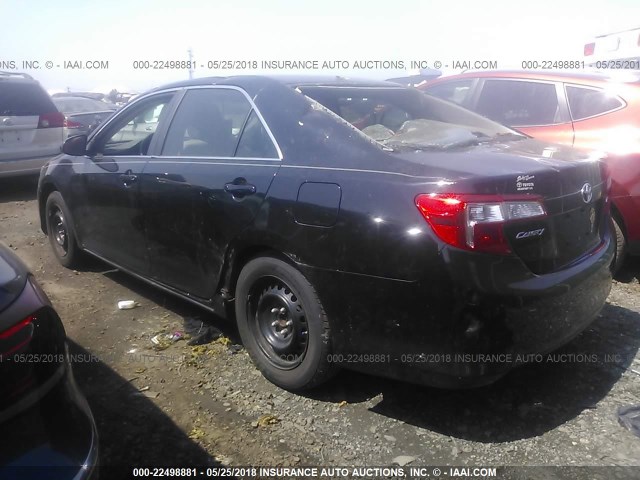 4T1BF1FK4DU235002 - 2013 TOYOTA CAMRY L/SE/LE/XLE 黑色 照片 3
