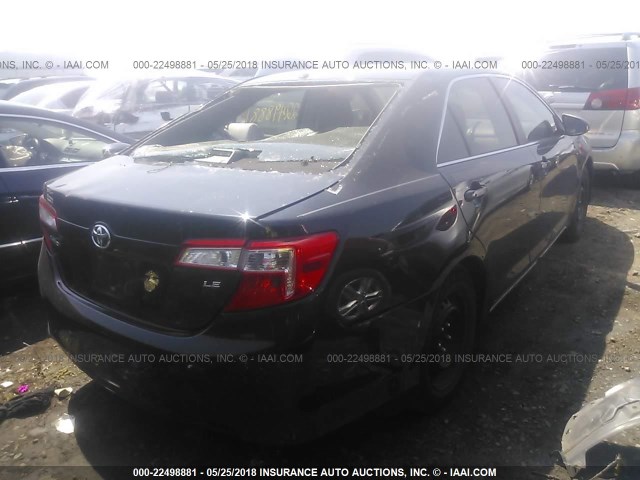 4T1BF1FK4DU235002 - 2013 TOYOTA CAMRY L/SE/LE/XLE 黑色 照片 4