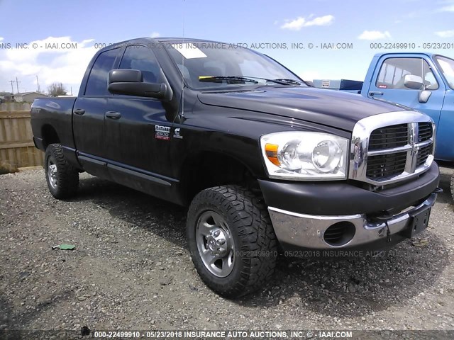 3D7KS28A68G220087 - 2008 DODGE RAM 2500 ST/SLT BLACK photo 1