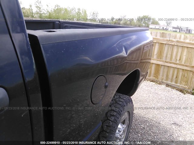 3D7KS28A68G220087 - 2008 DODGE RAM 2500 ST/SLT BLACK photo 6