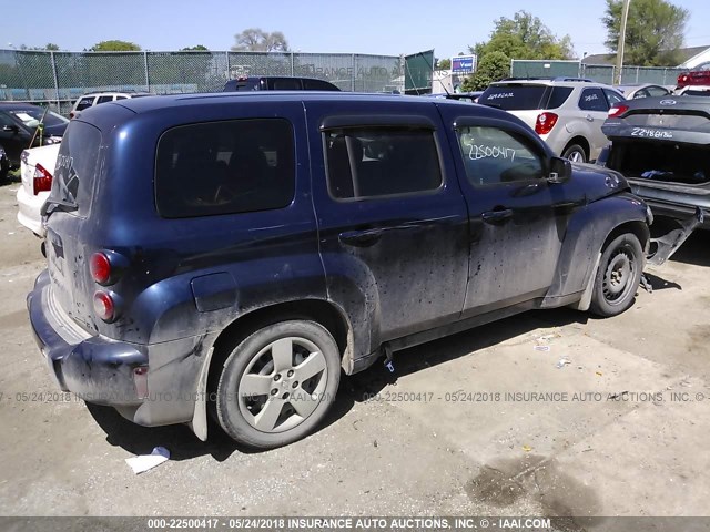 3GNBAAFW3BS533941 - 2011 CHEVROLET HHR LS Azul foto 4