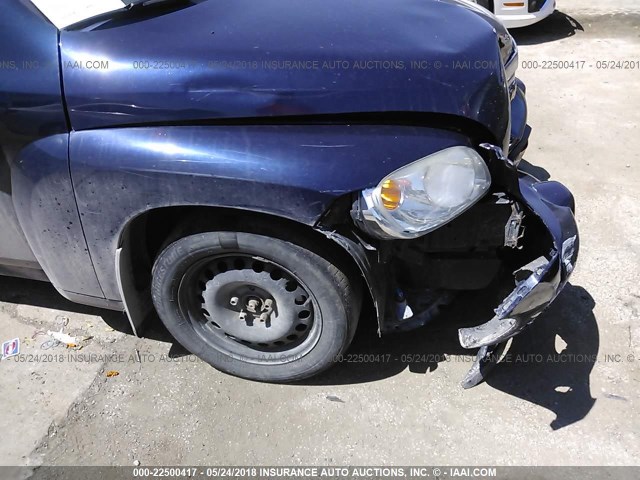3GNBAAFW3BS533941 - 2011 CHEVROLET HHR LS Azul foto 6