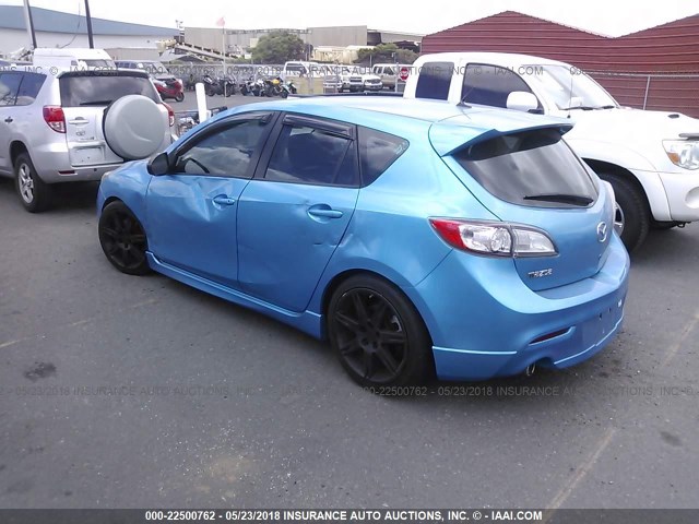 JM1BL1K56B1424939 - 2011 MAZDA 3 S BLUE photo 3