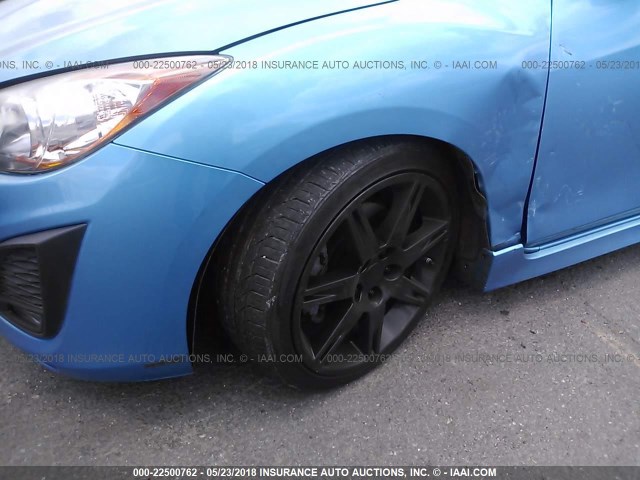 JM1BL1K56B1424939 - 2011 MAZDA 3 S BLUE photo 6