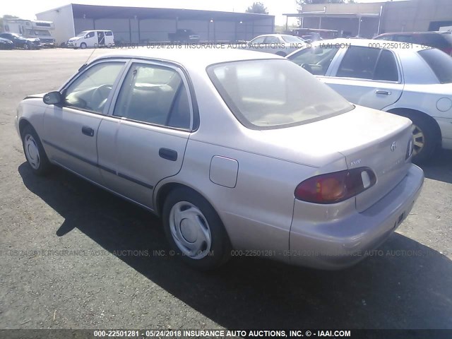 1NXBR12E1XZ184943 - 1999 TOYOTA COROLLA VE/CE/LE TAN photo 3