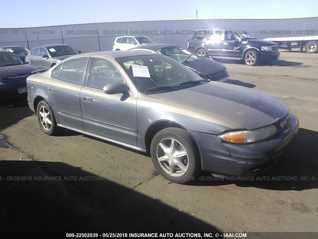 1G3NL52E21C115461 - 2001 OLDSMOBILE ALERO GL GRAY photo 1