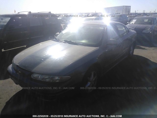 1G3NL52E21C115461 - 2001 OLDSMOBILE ALERO GL GRAY photo 2