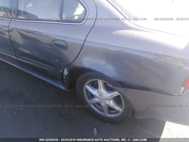 1G3NL52E21C115461 - 2001 OLDSMOBILE ALERO GL GRAY photo 6