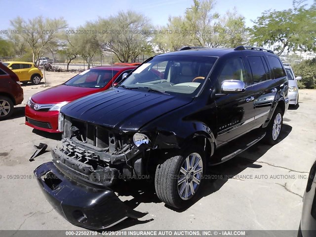 1A8HX58278F113253 - 2008 CHRYSLER ASPEN LIMITED BLACK photo 2