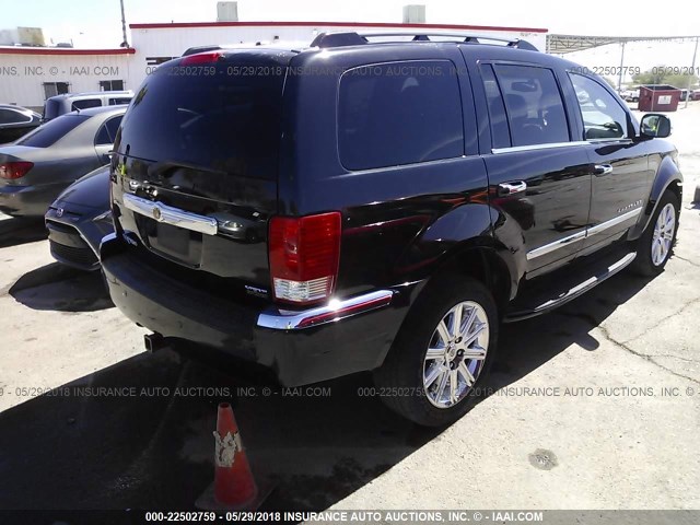 1A8HX58278F113253 - 2008 CHRYSLER ASPEN LIMITED BLACK photo 4
