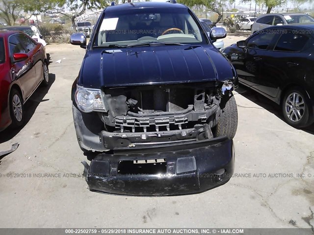 1A8HX58278F113253 - 2008 CHRYSLER ASPEN LIMITED BLACK photo 6