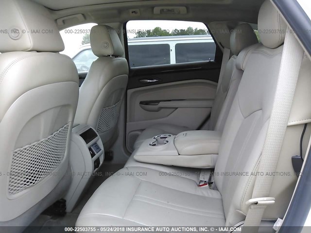 3GYFNBE37CS604243 - 2012 CADILLAC SRX PERFORMANCE COLLECTION Ақ фото 8
