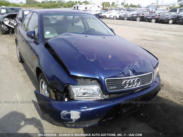 WAUCB28D9XA063187 - 1999 AUDI A4 1.8T QUATTRO BLUE photo 6