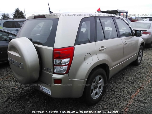 JS3TE941584103619 - 2008 SUZUKI GRAND VITARA  TAN photo 4