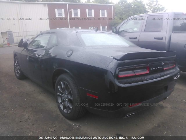 2C3CDZGG6JH235187 - 2018 DODGE CHALLENGER GT BLACK photo 3