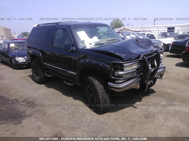 3GNEK18R1XG189778 - 1999 CHEVROLET TAHOE K1500 BLACK photo 1