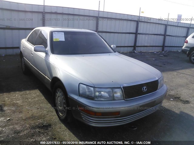 JT8UF11E3M0087154 - 1991 LEXUS LS 400 SILVER photo 1