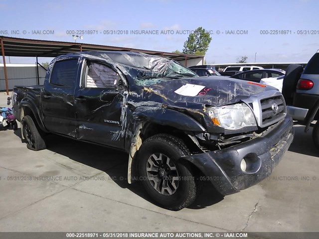 3TMJU62N79M082842 - 2009 TOYOTA TACOMA DOUBLE CAB PRERUNNER GRAY photo 1