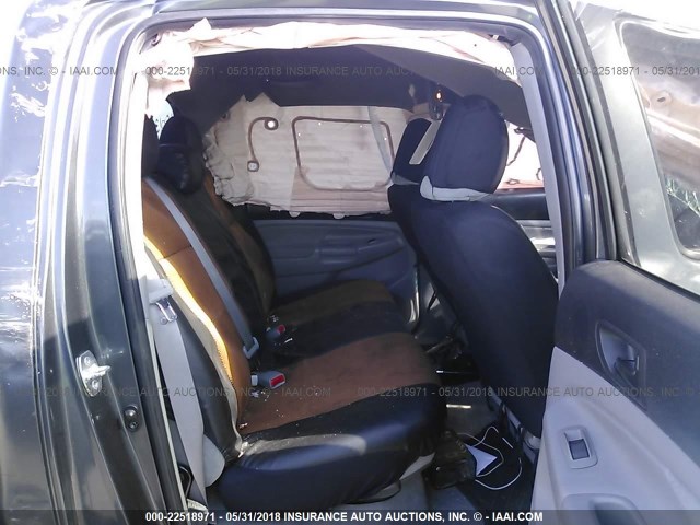 3TMJU62N79M082842 - 2009 TOYOTA TACOMA DOUBLE CAB PRERUNNER GRAY photo 8