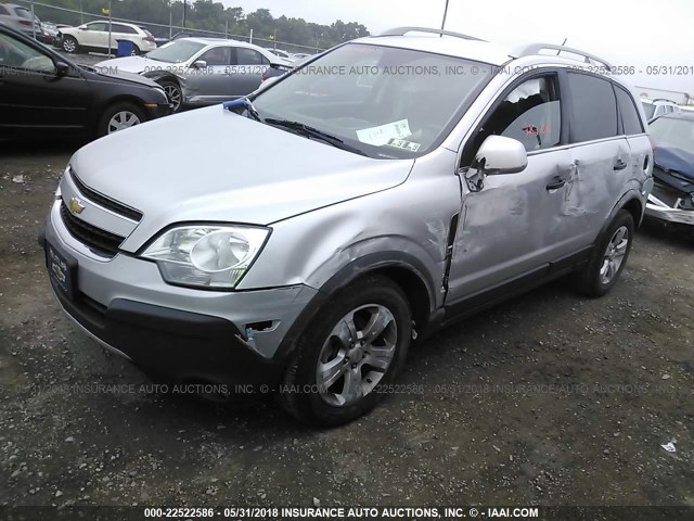 3GNAL2EK9DS565676 - 2013 CHEVROLET CAPTIVA LS 银色 照片 2
