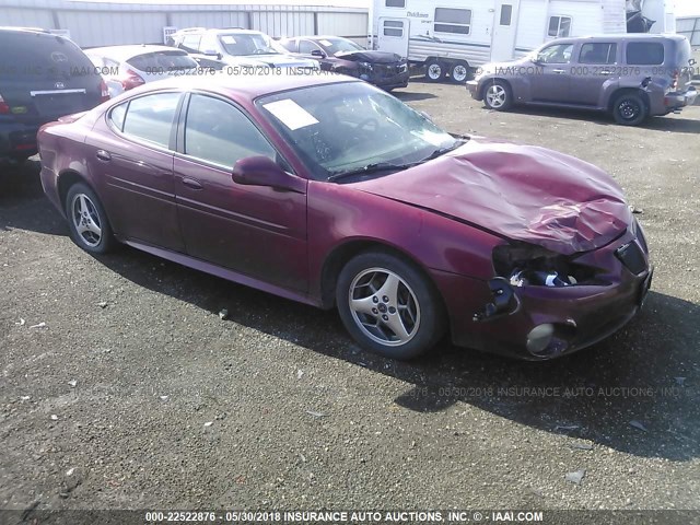 2G2WS522041323950 - 2004 PONTIAC GRAND PRIX GT2 BURGUNDY photo 1