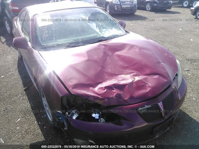 2G2WS522041323950 - 2004 PONTIAC GRAND PRIX GT2 ბურგუნდია ფოტო 6