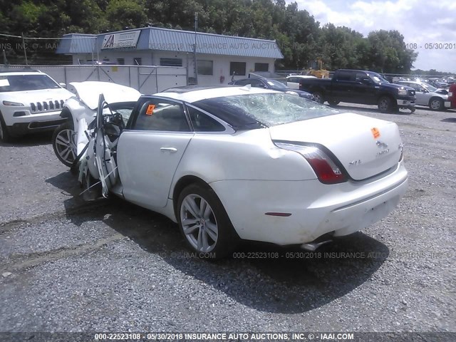 SAJWJ2GDXF8V80915 - 2015 JAGUAR XJL PORTFOLIO WHITE photo 3